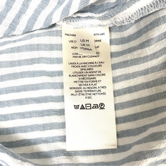 Anthropologie Pilcro Sybil Striped Ruffle Sleeve Top - Picture 10 of 14